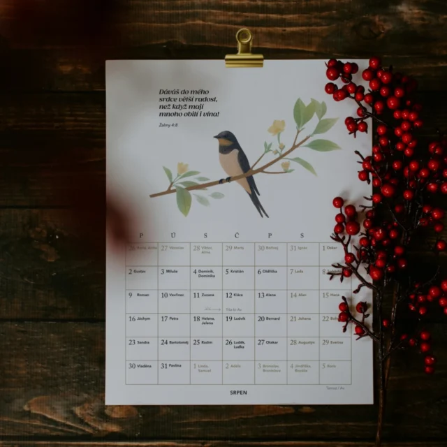 Malá ukážka z nového kalendára 2027🕊️🗓️❤️
Tipnete si tému? Napíšte nám tipy do komentára 💬 (Tento rok to je podľa verša veľmi ľahké😊)
PS: V najbližších dňoch sa môžete tešiť na predpredaj 🛒 na heavenlypaper.com
#kalendar2027 #handmade #birds